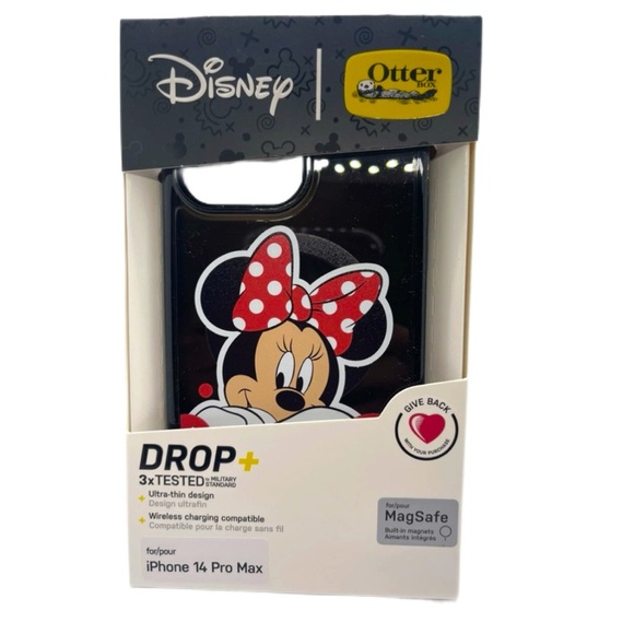 Disney OtterBox Minnie Mouse iPhone 14 Pro Max Case - Black - NWT - Picture 1 of 2